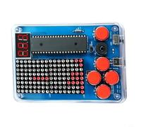 Build Your Own 51 for mcu Game Console, Fun STEM Electronics Soldering Kit | FR-4 PCB, 4 Retro Games, USB/battery Power, Adjustable Brightness/music, Beginner-friendly Electronics Kit