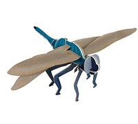 Build Your Own Beautiful Dragonfly - Pull Tab Flapping Wing Action - Cardboard Craft Kit - Ages 8+