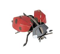 Build Your Own Beautiful Ladybird - Pull Tab Rotating Wing Action - Cardboard Craft Kit - Ages 8+