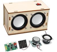 Build Your Own Bluetooth Speaker STEM Kit Dual Speaker Science Experiment Electronics Set for Kids & Adults Beginner's DIY Educational Project with Circuit Learning for Ages 10+
