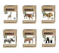 Build Your Own Clockwork Animal Kit- No Tools Required, Family, Fun, Crafts, Kids, Adults, Gift, Christmas, Birthday, Stocking Filler (Giraffe)