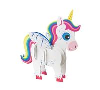 Build Your Own Magical Unicorn - Cardboard Craft & Play Kit for Kids 4+