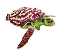Build Your Own Moving Hawksbill Turtle - Pull Tab Moving Flipper Action - Cardboard Craft Kit - Ages Age 8+ 8+