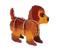 Build Your Own Puppy - Comes with Accessories and Trinket Chest! - Cardboard Craft Kit - Ages 4+