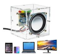 Build Your Own Speakers - DIY Electronics Kit, Science Learning Project, Educational STEM Toy | Hands On Experiment Set For School Classroom Teaching Practice Children Teens Electronics Hobby Activity