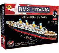 Cheatwell Games - BYO Large Scale 3D Puzzle of The Titanic - Model Kits Ship, Jigsaw Family Puzzles and Cruise Ship 3-D Puzzles Gifts for Kids and Adults, 113 Pieces