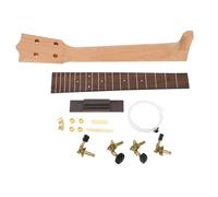 Build Your Own Ukulele Neck Kit, Family Handcraft 26 Inch Ukulele Assembly Set with Rosewood Fingerboard