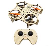 Build Your Own Wooden Quadcopter With LED Light Display And Responsive Remote Control For 360 Degree Aerial Acrobatics Practice