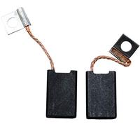 Buildalot Carbon Brushes for Bosch UBH 10/50 - 6.4x12.5x19mm, With Lead | Set of 2 | Ref. 1617014110, 127610 | Also fits USH 10, 11209, 11305