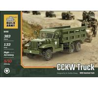 Buildarmy WW2 American GMC CCKW Truck Model Brick Building Block 383pcs