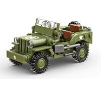 Buildarmy WW2 American MB Car Utility Vehicle Model Brick Building Block 178pcs
