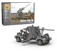 Buildarmy WW2 German 88mm Flak 36 Artillery Brick Model Building Block 355pcs