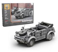 Buildarmy WW2 German Kubelwagen Car Model Brick Building Block 178pcs