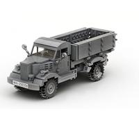 Buildarmy WW2 German Opel Blitz Truck Model Brick Building Block 381pcs
