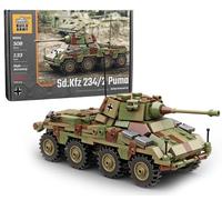 Buildarmy WW2 German Sd. Kfz. 234/2 Puma Vehicle Brick Building Block 508pcs