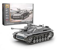 Buildarmy WW2 German StuG III Ausf. G Tank Destroyer Model Building Block 660pcs