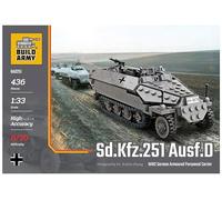 Buildarmy WW2 Sd.Kfz.251 Ausf.D Vehicles Brick Model Building Block 436pcs
