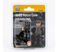 Buildarmy WWII German Panzer Crew - Articulated Brick Action Figure - Building Block Midifigure - Compatible with Major Brands - Military History Collectible