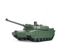 BuildCubes 1/16 RC Tank, France H2408 Leclerc RC Tank Military Vehicle Model, 2.4G RC Battle Tank with Sound Effects, Recoil Simulation, RC Army Tank Toy Gift Base