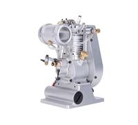 BuildCubes Combustion Engine Model Building, F1-2.7cc Mini Engine Kit, Metal, Top Valve, Vertical One-Cylinder, Air-Cooled, Four Stroke Engine Kit, Petrol Engine Model Engine Gifts