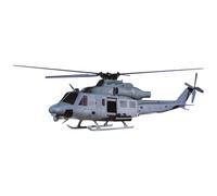 BuildCubes GS E2 UH-1Y RC Helicopter for Adults, 2.4G 6CH Double Brushless Direct Drive Aerobatic RC Helicopter GTS Flight Control Mode 2 Aircraft, Toy Gifts -RTF
