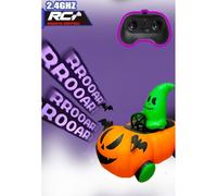 BuildCubes RC Car for Adults, 2.4G Pumpkin RC Car with One Button Inflation and Deflation, Dual Speed Modes, Mini Vehicle, Home Decoration, Birthday Gift, RTR Version