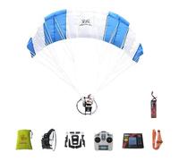 BuildCubes RC Paraglider, 2.4G Aerobatic Mini Paraglider Model, High Speed Aerobatic Paraglider, 128 cm Wingspan Height Aerobatics Paraglider, Gift - RTF