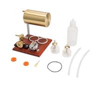 BuildCubes Steam Engine Model, Mini Swing Type Boiler Steam Engine Model Steam Engine Generator Steam Engine Kit Engine Model, Experimental Learning Toy Gift -RTR