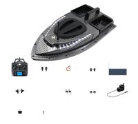 BuildCubes V900 12000mAh GPS Remote Control Bait Boat with Auto Release, 500M 1.5KG Capacity Dual-Hopper RC Bait Boat Fishing Feeder Boats Speedboat Toy Gift for Adults, UK Plug