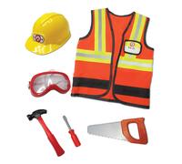 Builder Costume Multicoloured 5/6 years