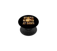 Builder Duck We Build At Dawn Construction PopSockets Adhesive PopGrip