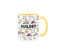 Builder Mug Fun Trades Gift - White Coffee/Tea Present