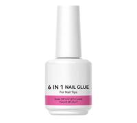 Builder Nail Gel,Base Coat - 6-in-1 Strengthener Glue Molding Extend Adhesive Base Coat Gel for Home Girls Beginners Women