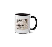 Builder Rates Mug Funny Joke Silly Tradesman Cup Coffee Tea Presents Gift Ideas Duty Handle Dino Coated Dishwasher/Microwave Safe Sublimation Ceramic (Black Handle)