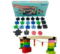 Builder Set | 22 Brio Duplo Connectors | Compatible with all brands