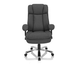 BUILDER XXL I | Fabric - XXL Swivel Chair Dark Grey