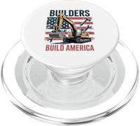 Builders Build America 4th Of July Independence United State PopSockets PopGrip for MagSafe
