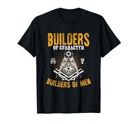 Builders Of Men Masonry Freemasonry Masonic Freemason T-Shirt