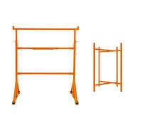 Trestle Stands Heavy Duty Steel Builders Saw Horse Work Table Adjustable Height