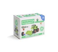 Builderz Farm Tractor - Farm Vehicle Toy for Kids Ages 3+ Single Pack Tractor for Imaginative Play