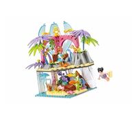 Building Block Beach House Set, Summer Holiday Playset with Figures, Construction Toys for Children, M38-B1172