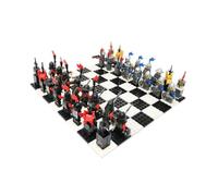 Building Block DIY Chess Set, Classic Educational Game for Cognitive Development & Strategic Thinking