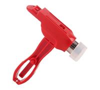 Building Block Hammer, Brick Cube Pliers, Toy Wedge Separator, Multi-Use Compatible with Leg-o Lightweight Sturdy Soft Covering Finger Grips for Kids, Red Color