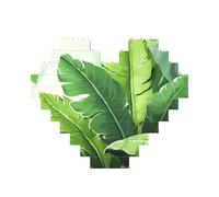 Building Block Puzzle Cute Banana Leaves Personalized Brick Block Puzzles for Adults Building Bricks Jigsaw 3D Heart Blocks Puzzle Bricks Novelty Brick Jigsaw for Home Decor Gift