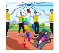 Building Block Tower Games for Team Building Activities, Group Games for Adults and Students