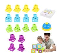 Building Block Toys,Brain Teaser Preschool Learning Stacking Puzzle | Educational Parents Kids Interaction Party Board Game for Childrens Day Easter Birthday Thanksgiving