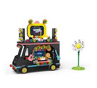 Building Blocks Bricks Girls Puzzle Gift Snack Truck Model Parent-Child Toy