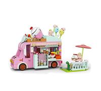 Building Blocks Bricks Puzzle Gift Snack Truck Model Parent-Child Toy