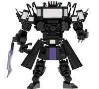 Building Blocks Figures Toy Toilet Titan Cameraman Speakerman Clock TV Man Game Upgraded Action Mutant Model Funny Ideas Collectible Birthday Gift Skibidi Buildable Brick Adults Kids Fans Boys C