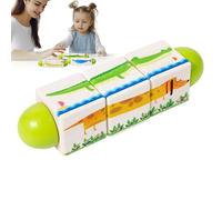 Building Blocks for Children - Wooden Rotating Puzzle Game, Fun and Educational Preschool Toy, Enhances Cognitive Skills, Hand Eye Coordination, Wooden Blocks to Home or Classroom Learning